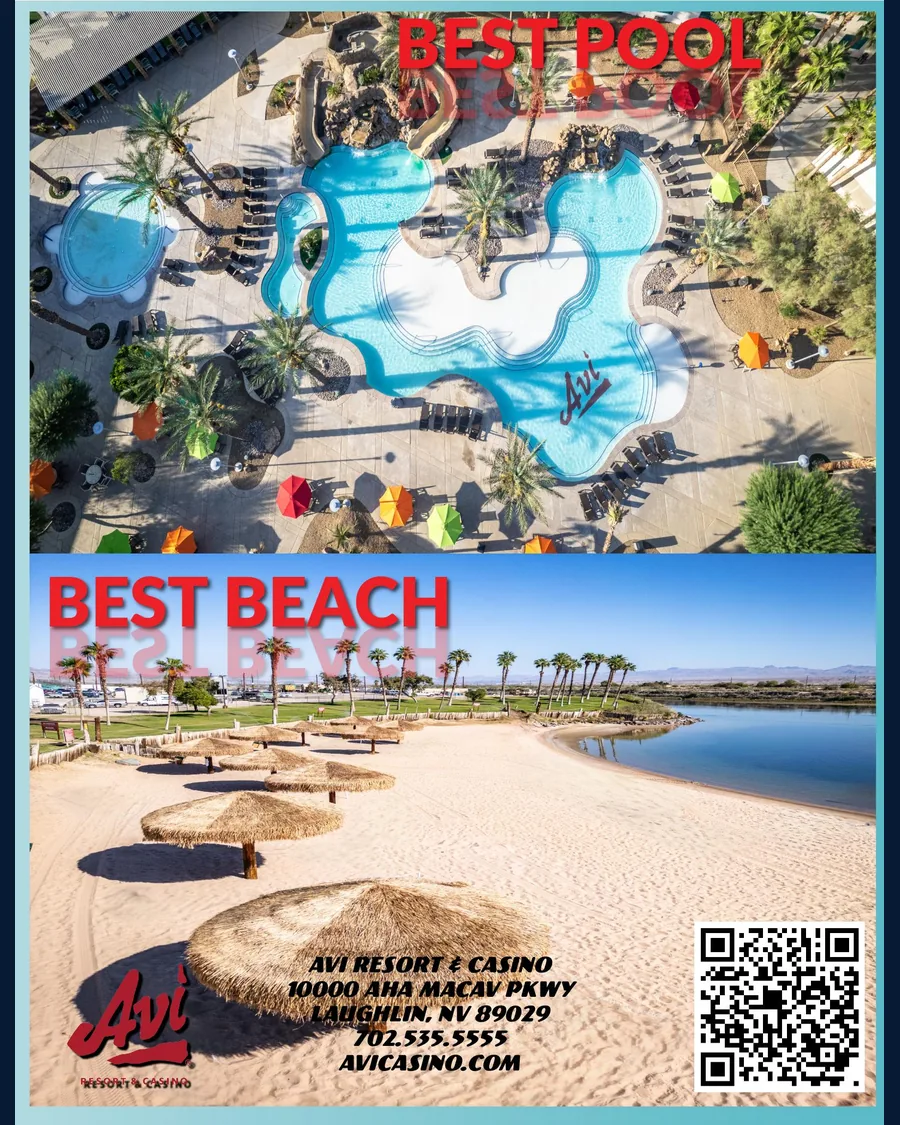 Avi Resort & Casino sponsor advertisement