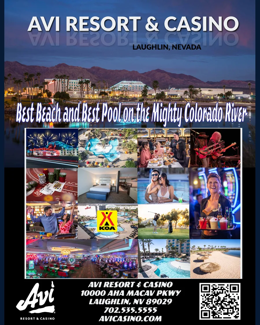 Avi Resort & Casino sponsor advertisement