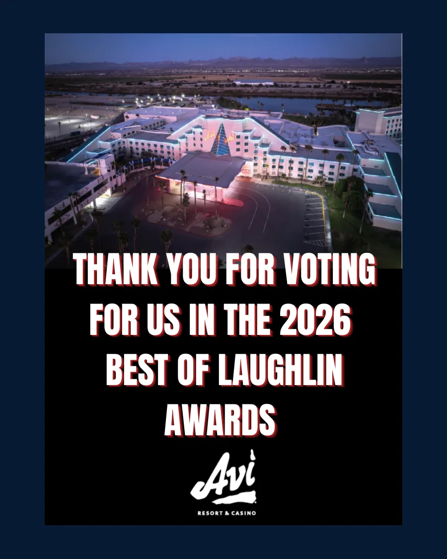 Avi Resort & Casino sponsor advertisement